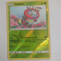 Pokemon TCG - Volbeat 17/168 Reverse Holo - Sun & Moon - Celestial Storm - Image 1
