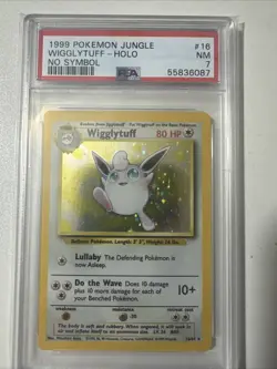 Pokemon Wigglytuff 1999 Jungle 16/64 No Set Symbol Holo Psa 7 - Image 1