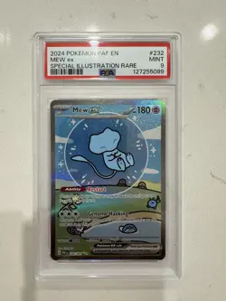 Pokemon Bubble Mew 2024 special illustration rare psa 9 tcg paldean fates 💎💎 - Image 1