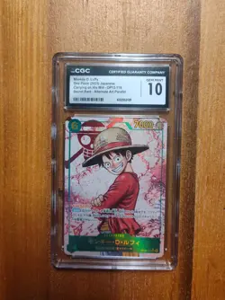 2025 One Piece JPN Carrying On His Will OP13-118 Monkey D. Luffy CGC 10 Gem Mint - Image 4