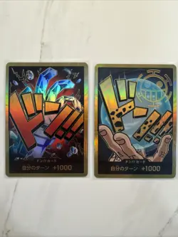 Prb01 (lot Of 2) Gold Don Trafalgar Law & Eustass captain Kid Premium One Piece - Image 1