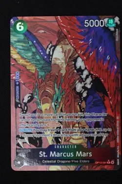 One Piece CCG St. Marcus Mars OP13-091 Alt Art - Image 1