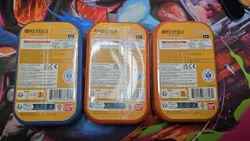 One Piece OP-13 TS02 - Mini Tin Art Set Of 3 - Luffy Sabo Ace - Sealed New - Image 2