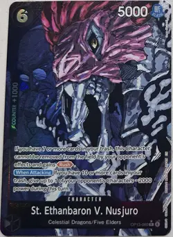 St. Ethanbaron V. Nusjuro Alt Art OP13-080 Carrying On His Will One Piece TCG - Image 1