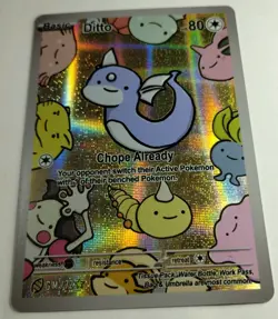 Ditto (Dratini) #72 Holo Foil After Skool Hobby Series 2 non-TCG Pokemon card - Image 2