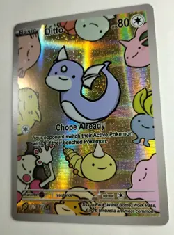 Ditto (Dratini) #72 Holo Foil After Skool Hobby Series 2 non-TCG Pokemon card - Image 3