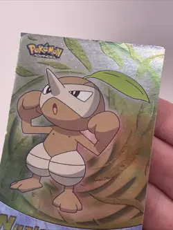 Mint/Nm Rare Full Art Vintage Nuzleaf #61 Pokemon Advanced Topps Holo Card 2003 - Image 3