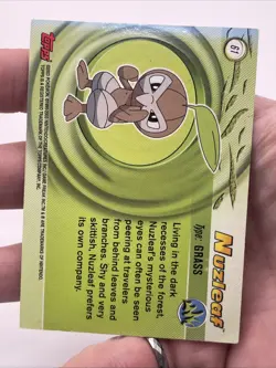 Mint/Nm Rare Full Art Vintage Nuzleaf #61 Pokemon Advanced Topps Holo Card 2003 - Image 4