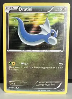 Pokemon Card Dratini 1/20 Dragon Vault Holo Rare - LP - Image 2