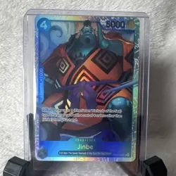 One Piece Card Game Jinbe Character Card OP07-045 Holo 4 Cost 5000 Power - Image 1