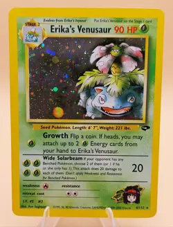 Erika's Venusaur Gym Challenge Holo Rare No. 4/132 Pokemon Card - 2000 - Image 1