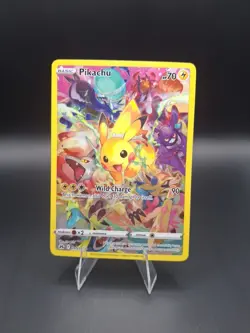 Pokemon Pikachu TCG Full Art Secret Rare Holo Card Crown Zenith 160/159 - Image 1