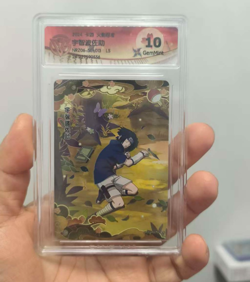 CCG GemMint 10 2024 KAYOU Official Naruto CCG Card NRZ06-SE-013 Uchiha Sasuke - Image 1
