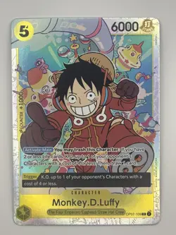 2024 ONE PIECE 500 YEARS IN THE FUTURE MONKEY D. LUFFY- ERROR CARD OP07-109 - Image 2