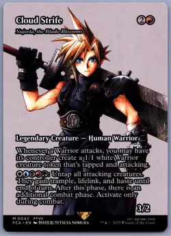 Cloud Strife - Najeela, the Blade-Blossom (Showcase) FF - MTG Regular 42 - Image 1
