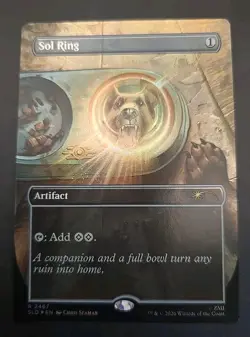 Sol Ring Secret Lair Drop: Fallout MTG Foil Near Mint - Image 1