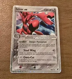 Pokemon Scizor EX TCG Holo Rare Card 108/115 Unseen Forces - Image 1
