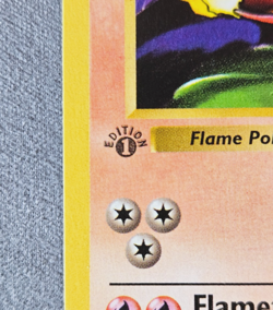 Charmeleon 24/102 GRAY GREY STAMP 1st Edition Pokemon Base Set - Image 2