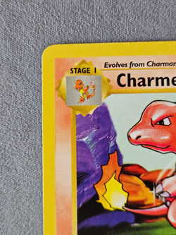 Charmeleon 24/102 GRAY GREY STAMP 1st Edition Pokemon Base Set - Image 3