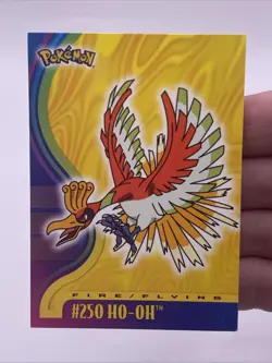 2001 Topps Pokemon Johto League Champions Non Foil #250 Ho-Oh - Image 1