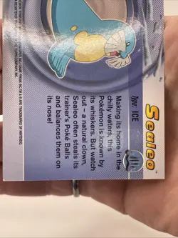Pokemon Topps Advanced Sealeo Topps70 Holo - Image 5