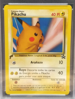2000 Pokemon world collection Snap Pikachu (Spanish) #26 PSA 10 - Image 3