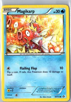 MAGIKARP 30/113 COMMON LEGENDARY TREASURES POKEMON MP - Image 1