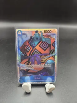 ONE PIECE Jinbe OP07-045 500 Years in the Future Foil SR Luffy Zoro Nami Sanji - Image 1