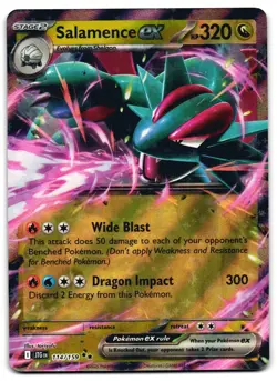 Salamence ex 114/159 - Journey Together Double Rare Pokemon TCG - M/LP Card - Image 1