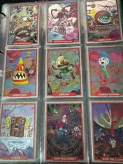 COMPLETE HOLO 199 CARDS - REVERSE SET CUPHEAD OUT OF THE CARDS + PROMO + BINDER - Image 5