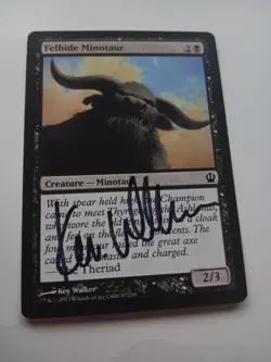 Fellhide Minotaur ARTIST PROOF Theros Signed by Kev Walker MTG Magic - Image 1