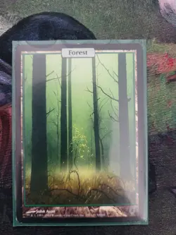 14 Copies -MTG Basic Forest, John Avon, Unhinged Set , Excellent - NM - Image 1