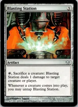 MTG Magic The Gathering Blasting Station Fifth Dawn Played See Scan F - Image 1