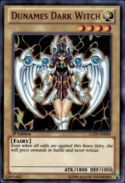 Dunames Dark Witch - Ultra Rare 1st Edition LCJW-EN084 - LP - YuGiOh - Image 1