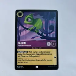 Disney Lorcana Pascal - Rapunzel's Companion Demo Card - Rare - Image 1