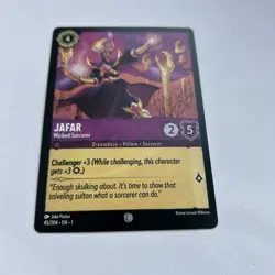 Disney Lorcana Jafar - Wicked Sorcerer Deme Card - Rare - Image 2
