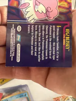Pokemon Card - Blissey #242 - Johto Series - Topps - Image 5