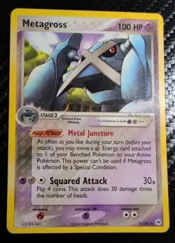 Pokemon Card - Metagross Hidden Legends 11/101 Rare Non-Holo - Image 1