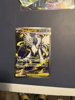 Pokemon Me01: Mega Evolution Holo Card Absol EX 161/132 Ultra Rare NM Condition - Image 1