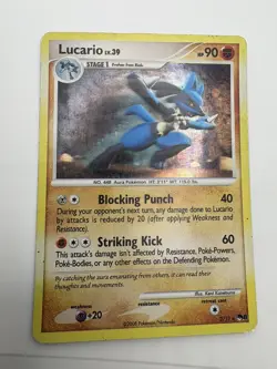 HP Pokemon Card - Lucario POP Series 8 2/17 Holo Rare - Image 1