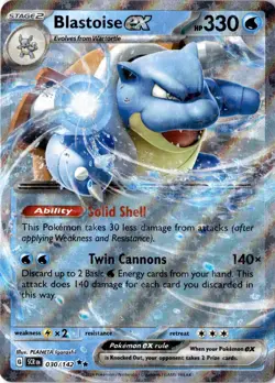 Blastoise ex (Stellar Crown Stamp) Double Rare Miscellaneous Cards & Products 03 - Image 1