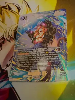 Gogeta : GT FB09-123 Alternate Art Dual Evolution Dragon Ball Card English - Image 4
