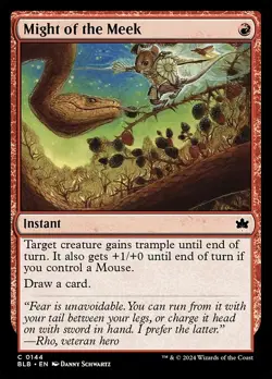 [MTG] Might of the Meek (0144) (BLB) NM - Image 1