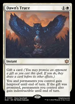 [MTG] Dawn's Truce (0009) (BLB) NM - Image 1