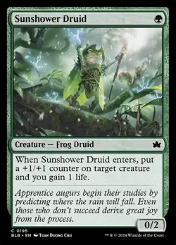 [MTG] Sunshower Druid (0195) (BLB) NM - Image 1