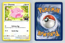 Chansey #51/78 SWSH Pokemon GO Uncommon 2022 TCG Card - Image 1