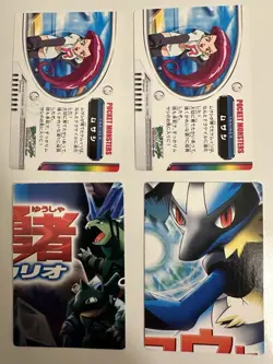 4 Pokemon Carddass Cards Advance generation Adventure Nintendo Japanese - Image 2
