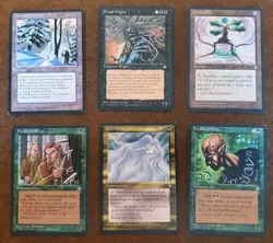 Lot of 36 Magic: The Gathering Ice Age Used Cards - Image 1