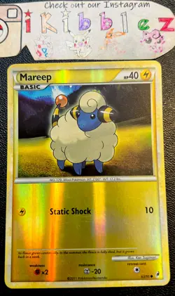 Mareep 63/95 LP Reverse Holo Call of Legends Pokemon Card! - Image 1