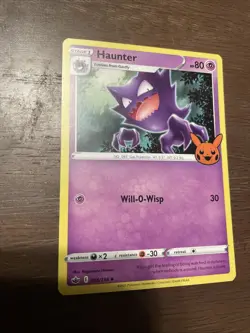 Lot Of 3 Pokemon Cards Gastly,Haunter, And Gengar Halloween Stamp - Image 4
